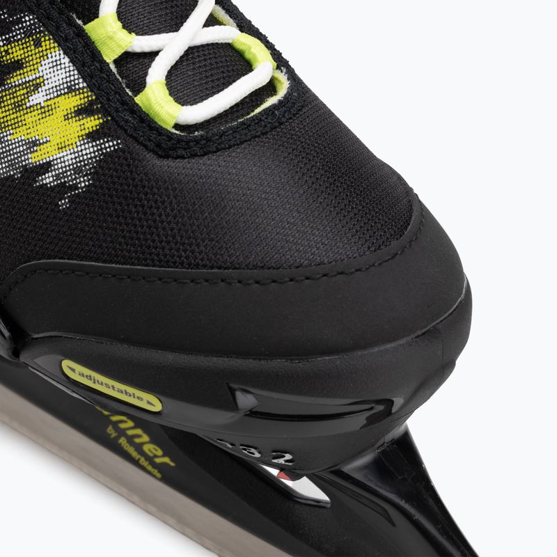 Children's skates Bladerunner Micro Ice black/lime 6