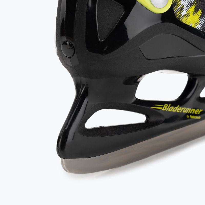 Children's skates Bladerunner Micro Ice black/lime 8
