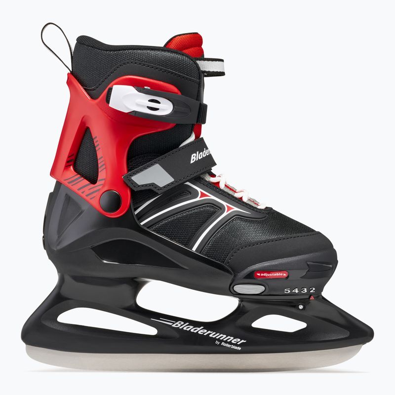 Children's skates Bladerunner Micro Xt Ice black/red 2
