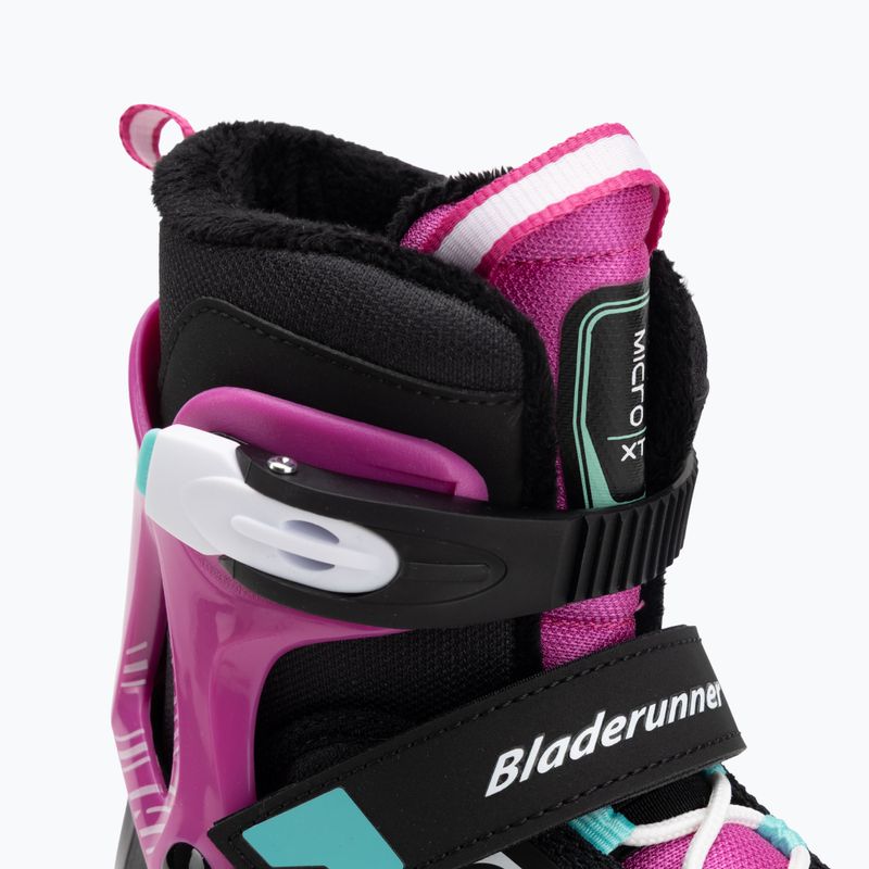 Children's skates Bladerunner Micro Xt Ice G black/fuchsia 6