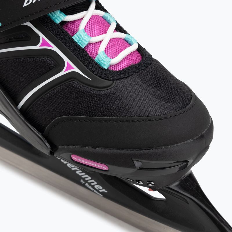 Children's skates Bladerunner Micro Xt Ice G black/fuchsia 7