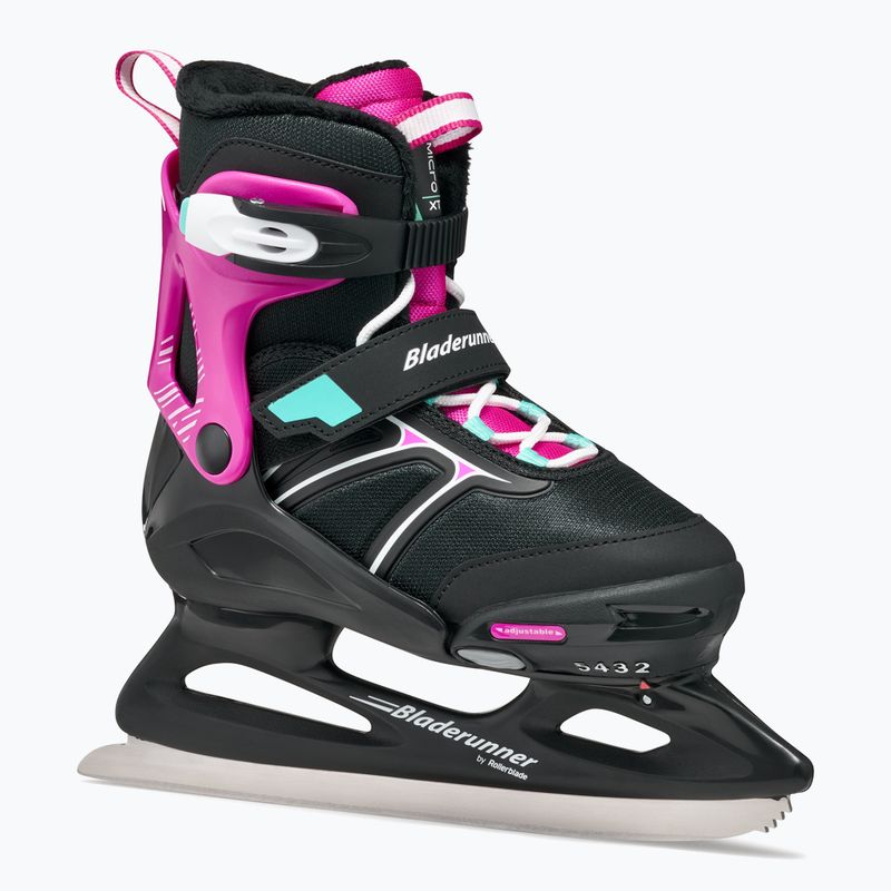 Children's skates Bladerunner Micro Xt Ice G black/fuchsia 10