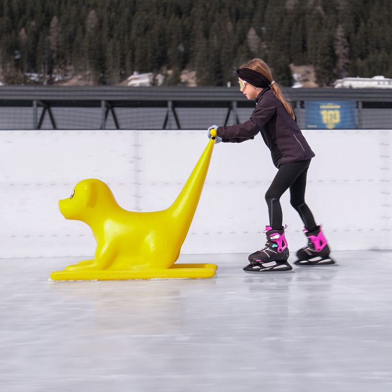 Children's skates Bladerunner Micro Xt Ice G black/fuchsia 15