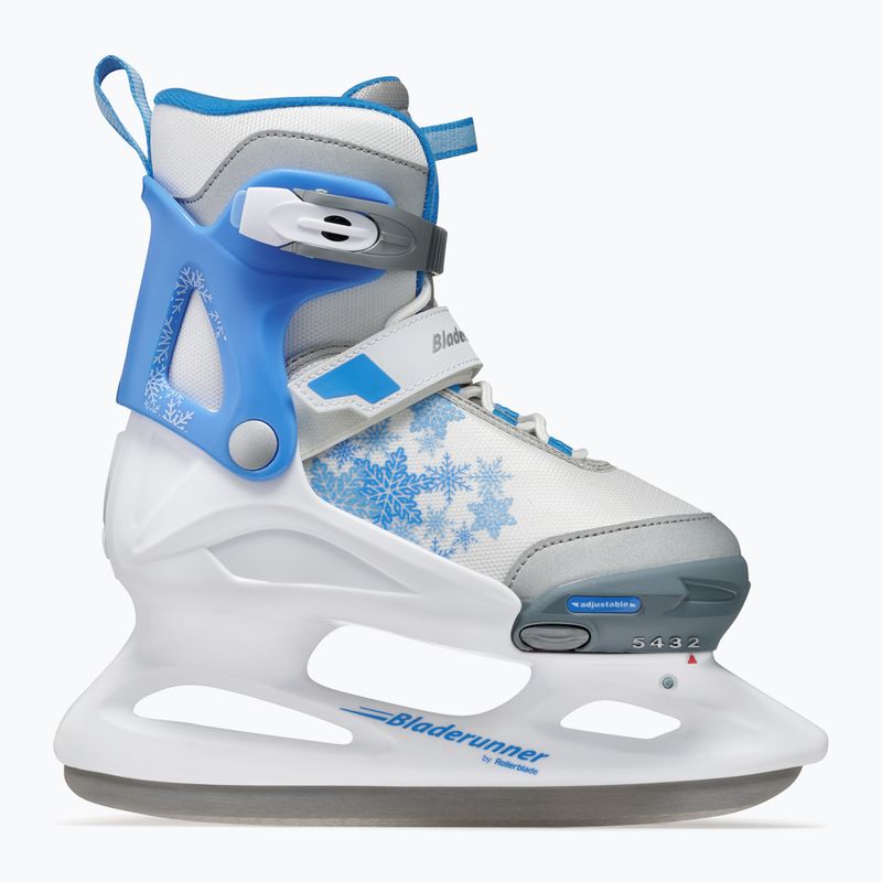 Children's skates Bladerunner Micro Ice G white/blue 2