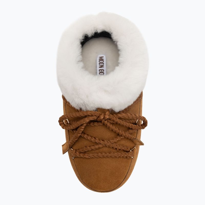 Women's Moon Boot Evx Mule Suede snow boots cognac/natural 5