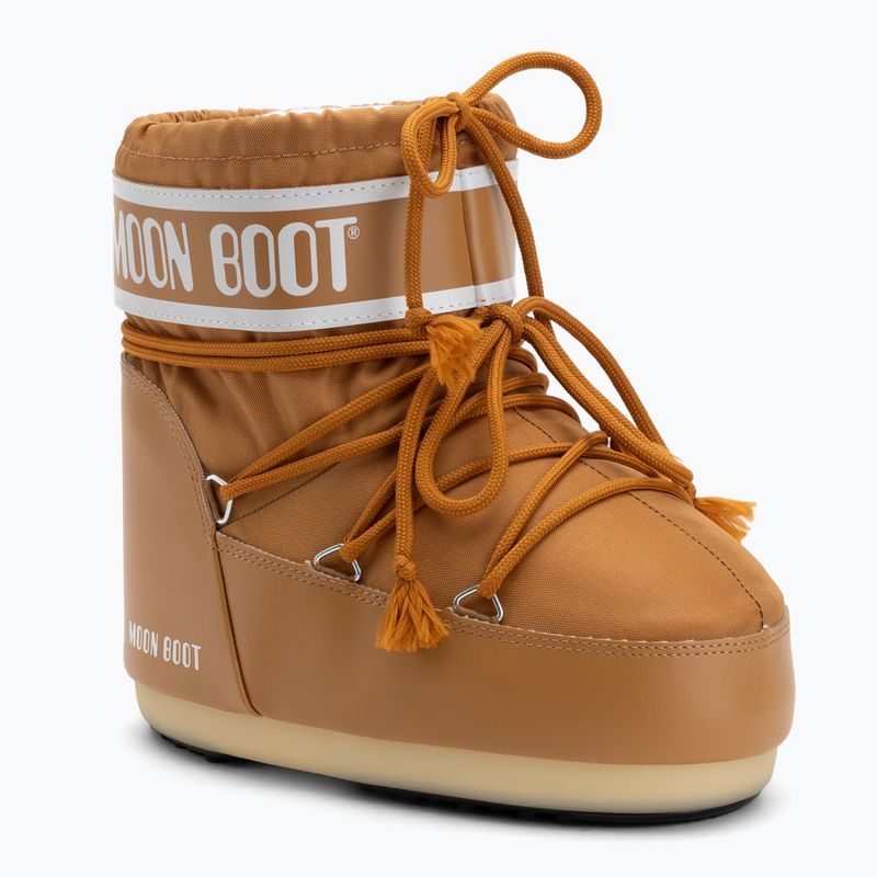 Women's Moon Boot Icon Low Nylon cognac snow boots