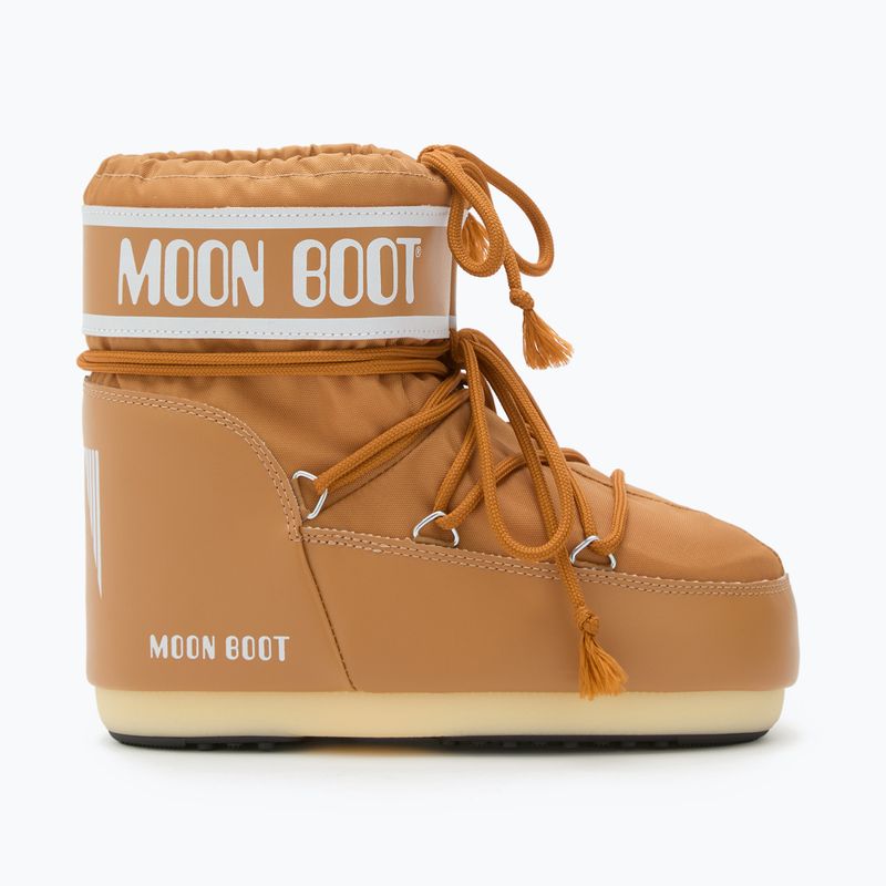 Women's Moon Boot Icon Low Nylon cognac snow boots