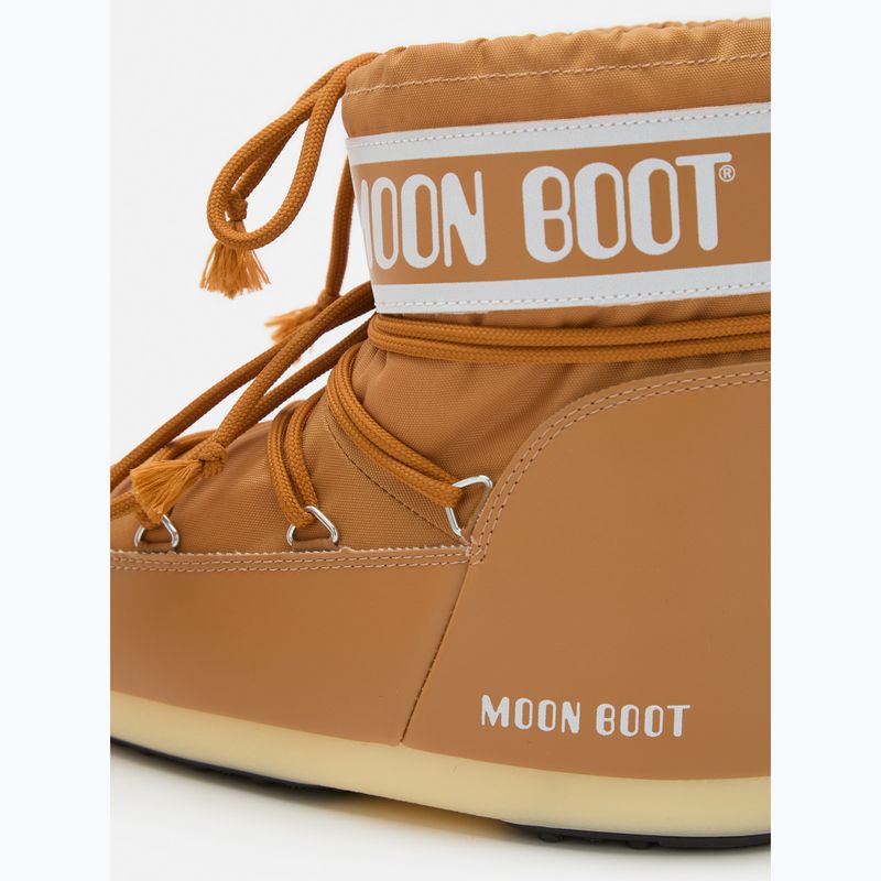 Women's Moon Boot Icon Low Nylon cognac snow boots 4