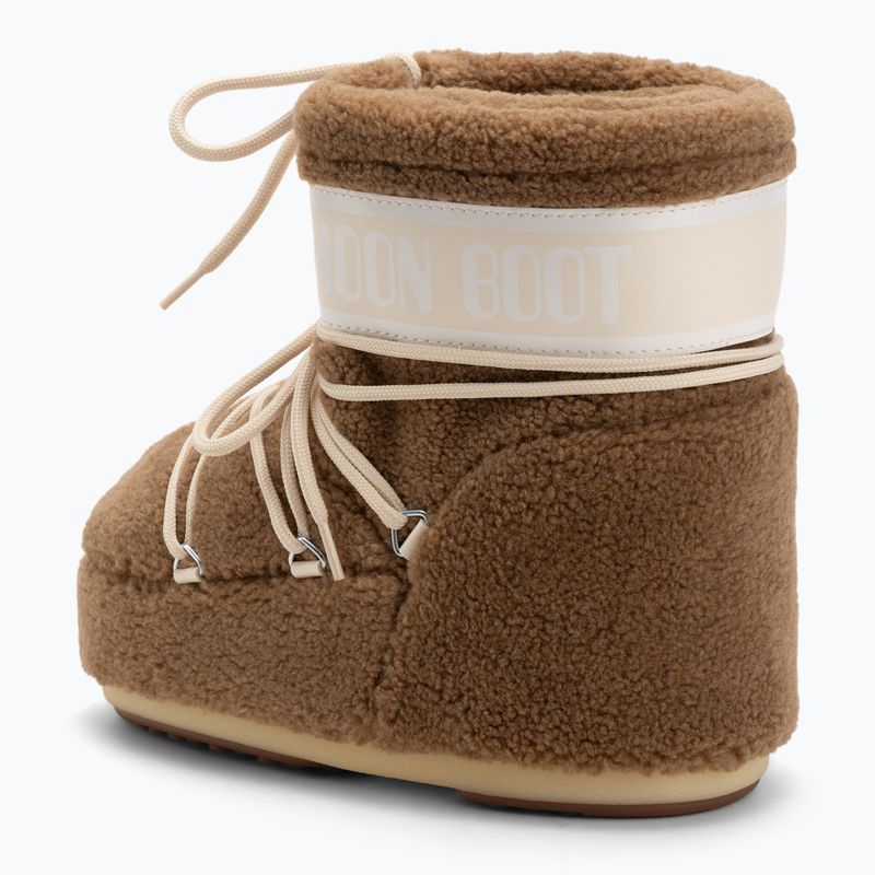 Women's Moon Boot Icon Low Fleece camel snow boots 3