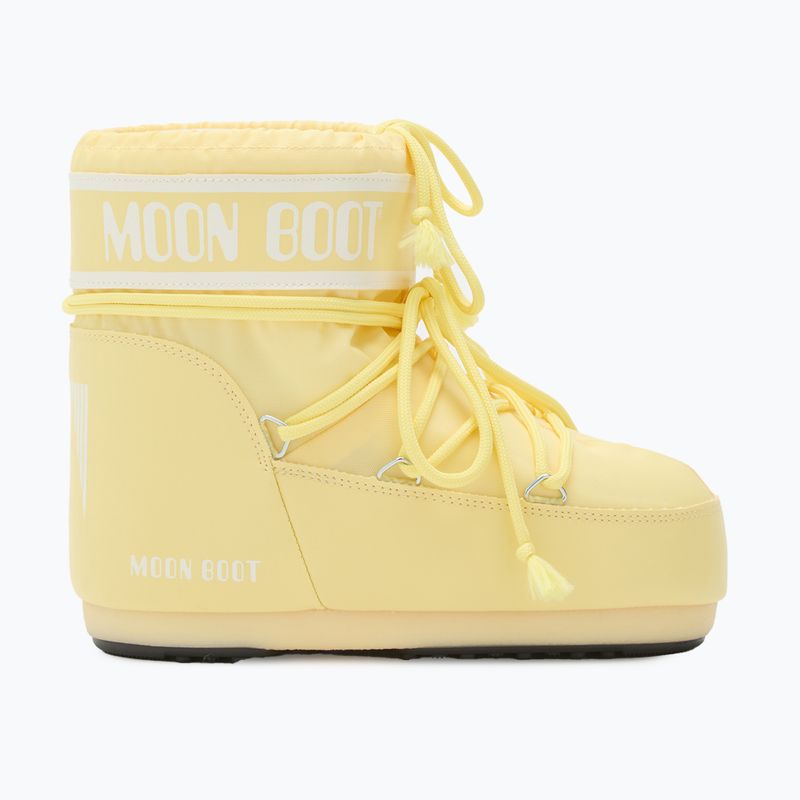 Women's Moon Boot Icon Low Nylon light yellow snow boots