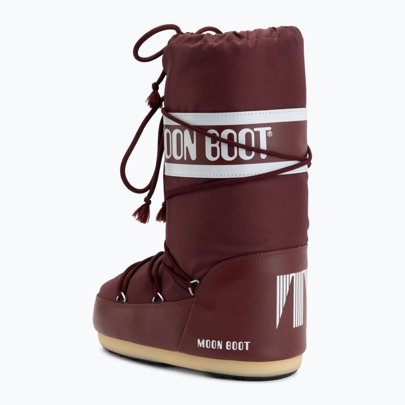 Women's snow boots Moon Boot Icon Nylon burgundy 3