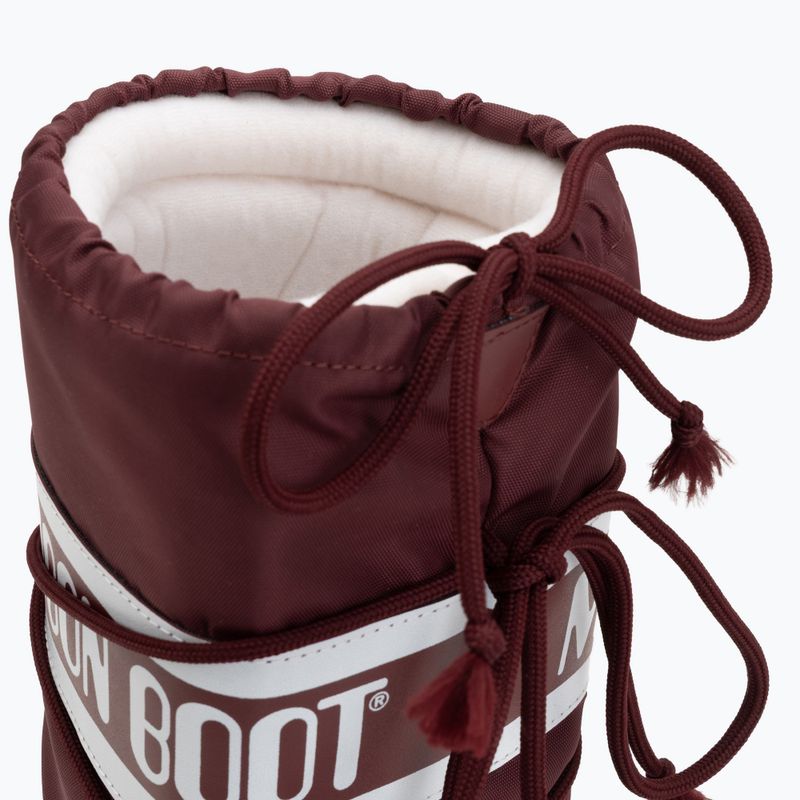 Women's snow boots Moon Boot Icon Nylon burgundy 6
