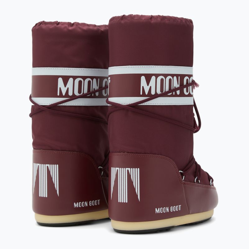 Women's snow boots Moon Boot Icon Nylon burgundy 2