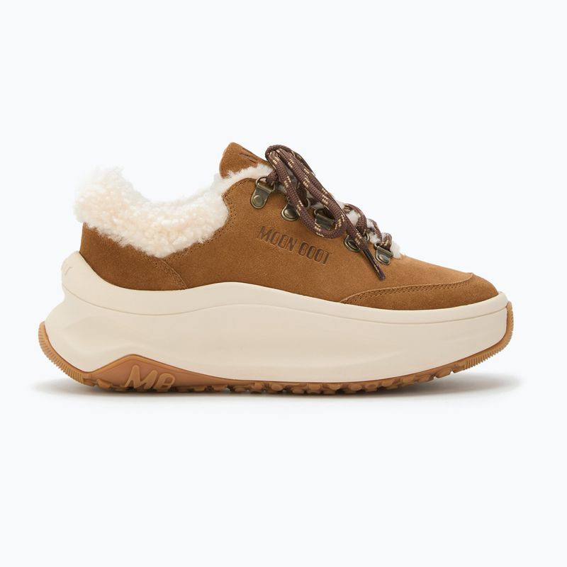 Women's Moon Boot Moon247 City Shearling snow boots cognac 8