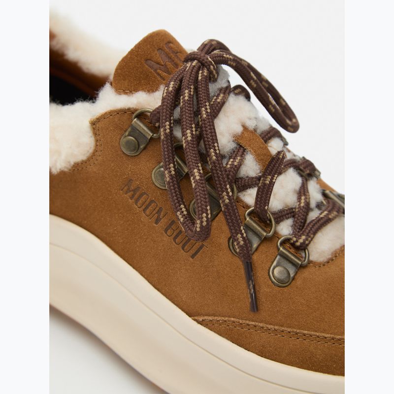 Women's Moon Boot Moon247 City Shearling snow boots cognac 11