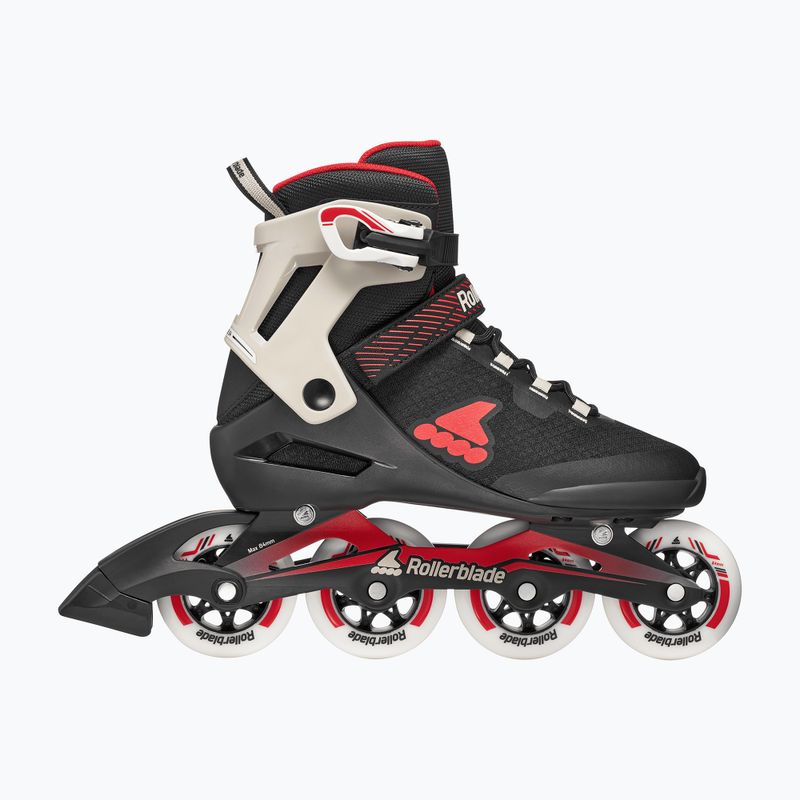 Men's inline skates Rollerblade Macroblade 84 black/sand/red 2