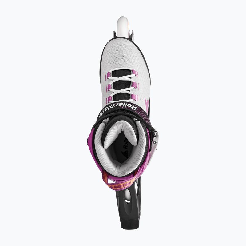 Women's inline skates Rollerblade Macroblade 84 W light grey/violet/orange 7