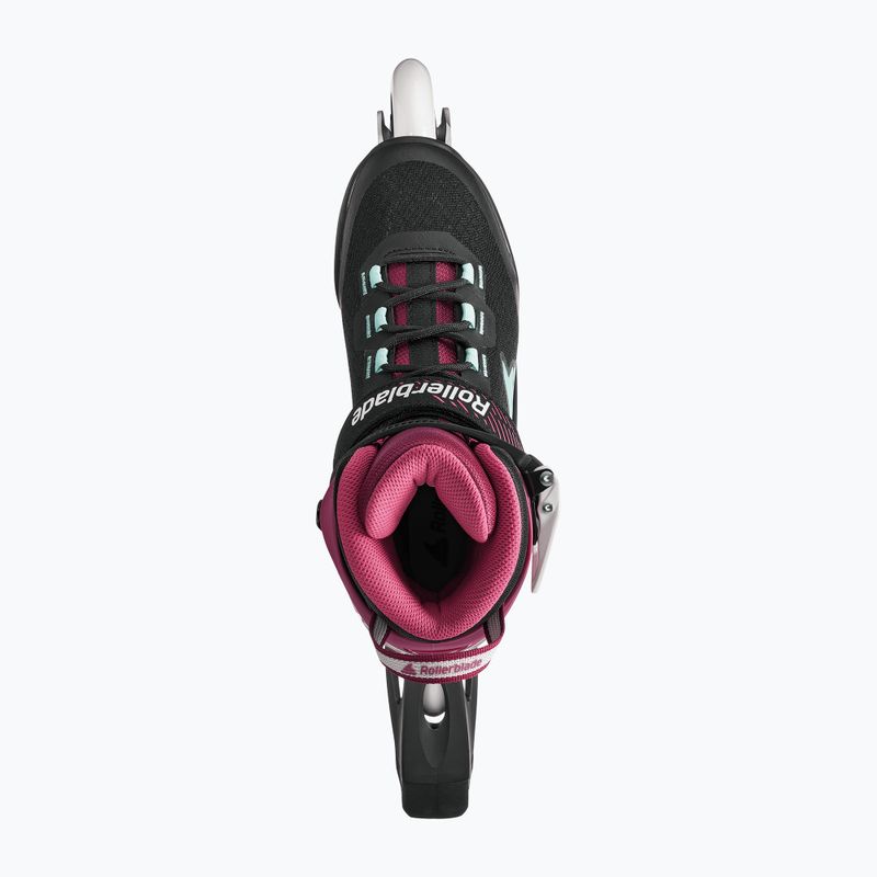 Women's inline skates Rollerblade Macroblade 84 W black/burgundy/ocean green 7