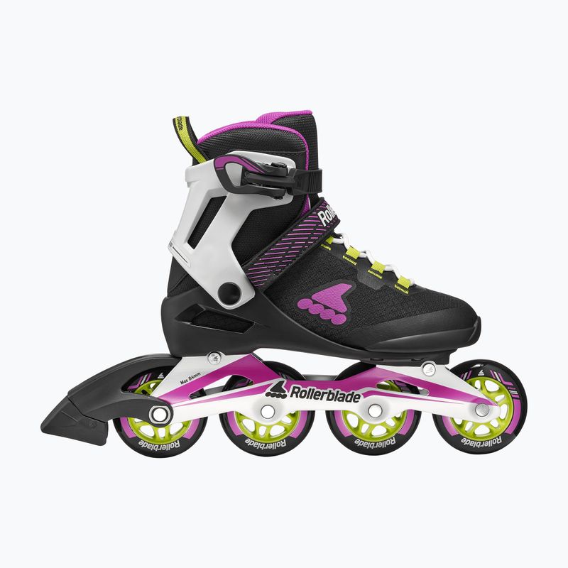 Women's inline skates Rollerblade Macroblade 80 W black/dark fuchsia 2