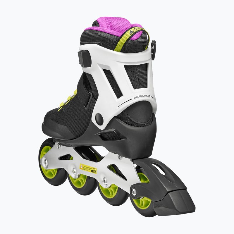 Women's inline skates Rollerblade Macroblade 80 W black/dark fuchsia 5