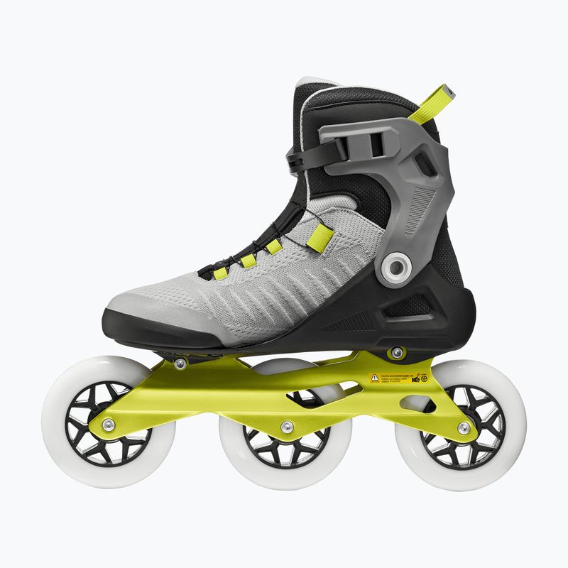 Men's inline skates Rollerblade Macroblade 110 Boa black/grey/lime 3