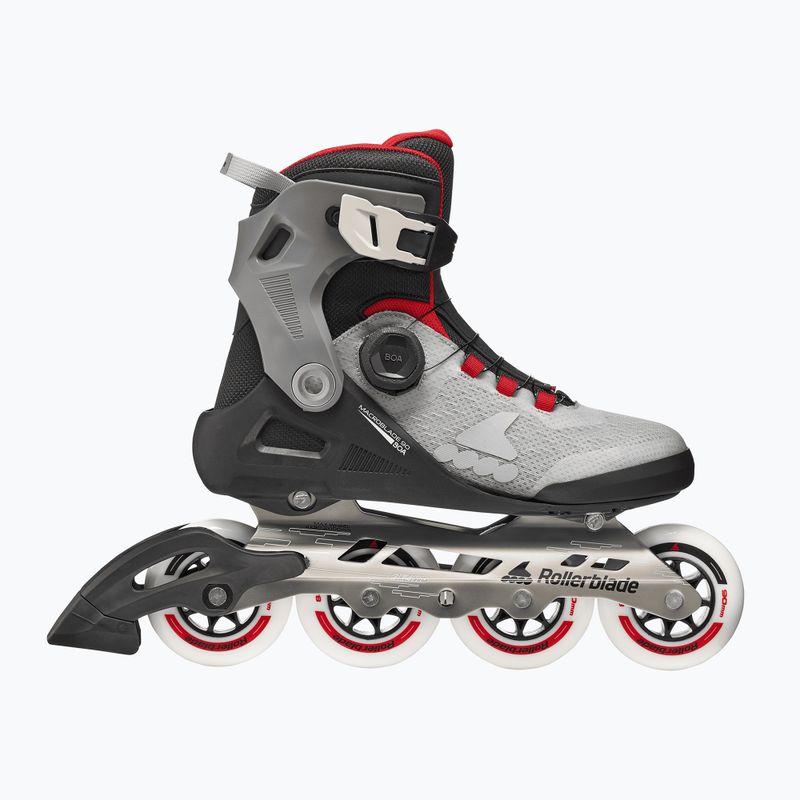 Men's inline skates Rollerblade Macroblade 90 Boa black/grey/red 2