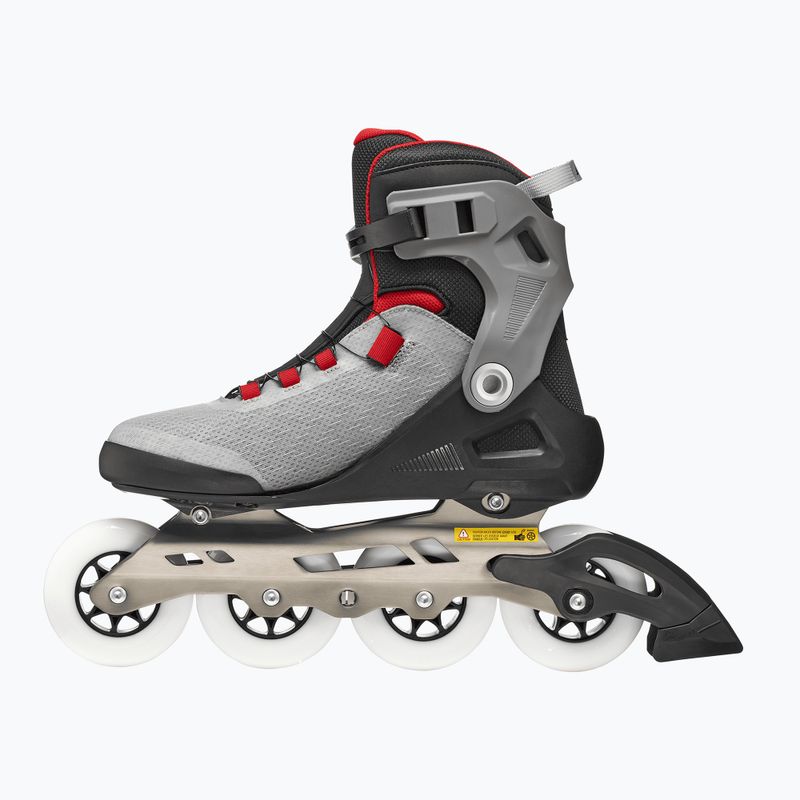 Men's inline skates Rollerblade Macroblade 90 Boa black/grey/red 3