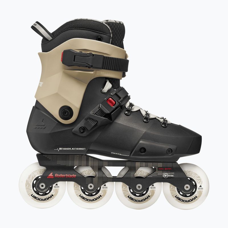 Rollers Rollerblade Twister Xt black/sand/red 2