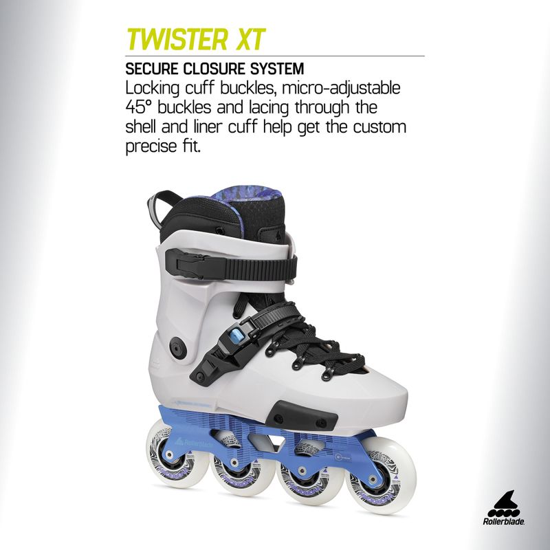 Rollers Rollerblade Twister Xt grey pearl/periwinkle 8