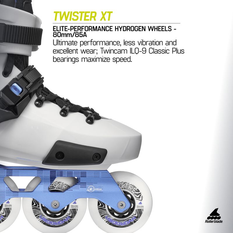 Rollers Rollerblade Twister Xt grey pearl/periwinkle 9