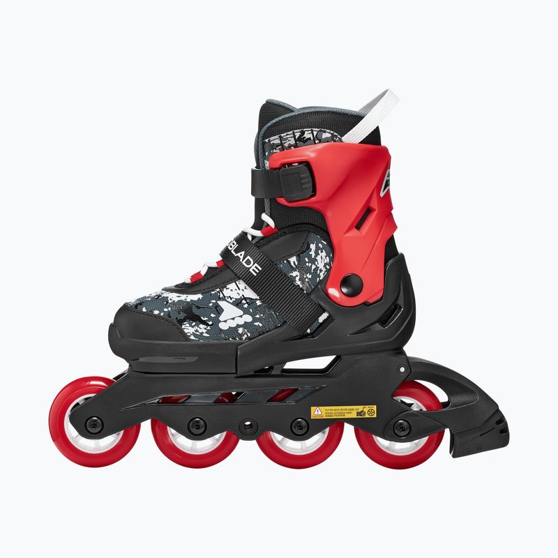 Children's inline skates Rollerblade Microblade SL Jr black/red 3