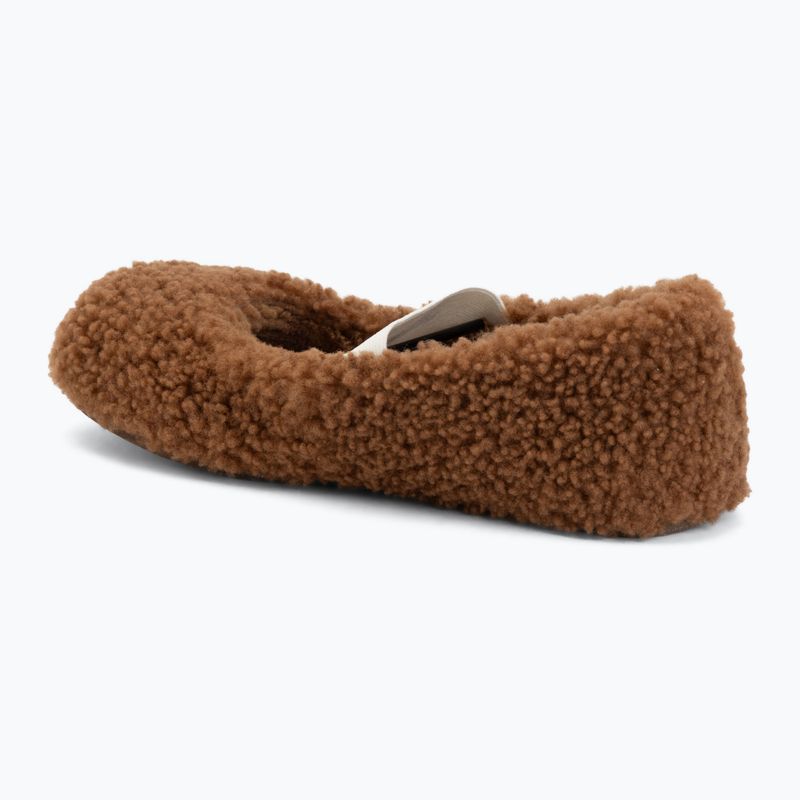 Women's Moon Boot Shearling Ballerina Flats cognac 3