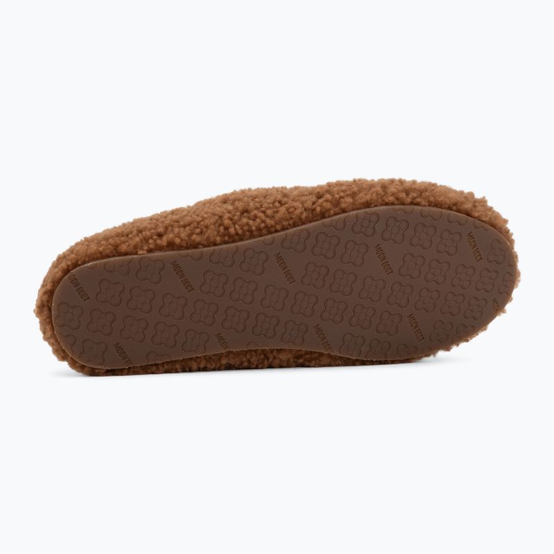 Women's Moon Boot Shearling Ballerina Flats cognac 4