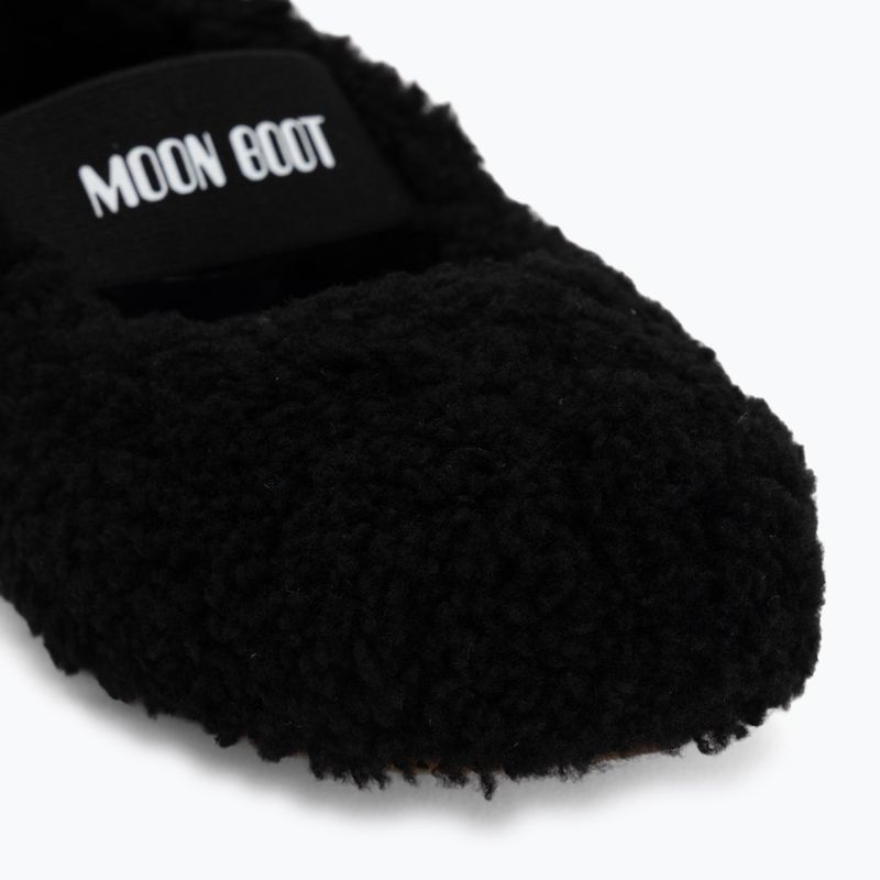Women's Moon Boot Shearling Ballerina Flats black 7