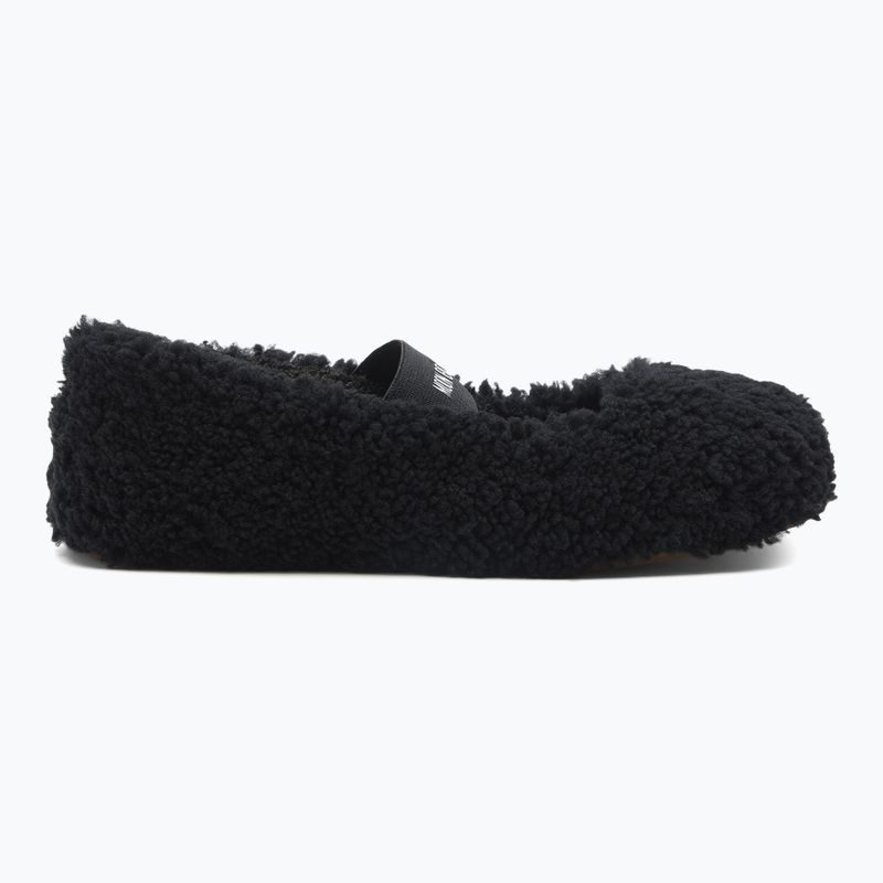 Women's Moon Boot Shearling Ballerina Flats black