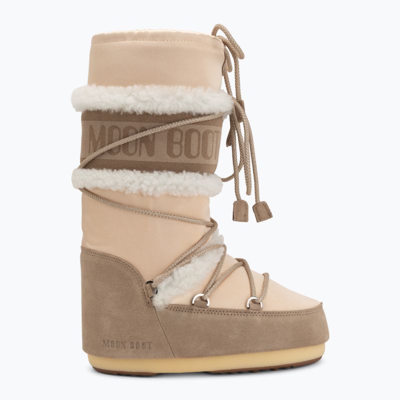 Women's snow boots Moon Boot Icon Pearly Plus pale peach/sand 2