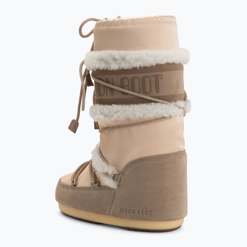 Women's snow boots Moon Boot Icon Pearly Plus pale peach/sand 3