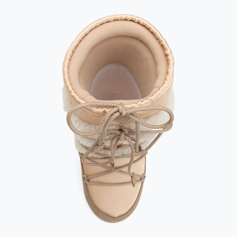 Women's snow boots Moon Boot Icon Pearly Plus pale peach/sand 5