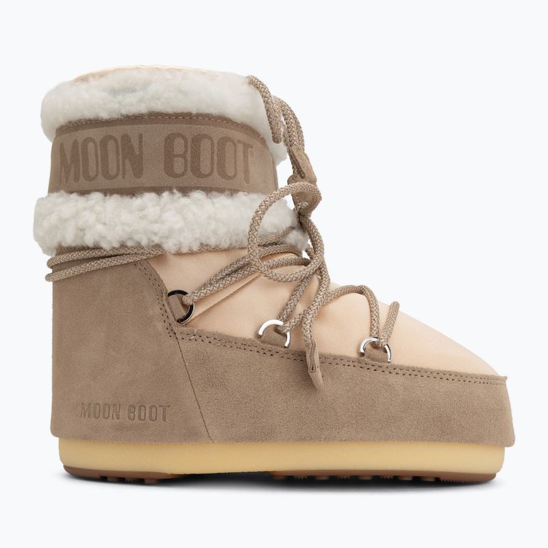 Women's snow boots Moon Boot Icon Low Pearly Plus pale peach/sand 2
