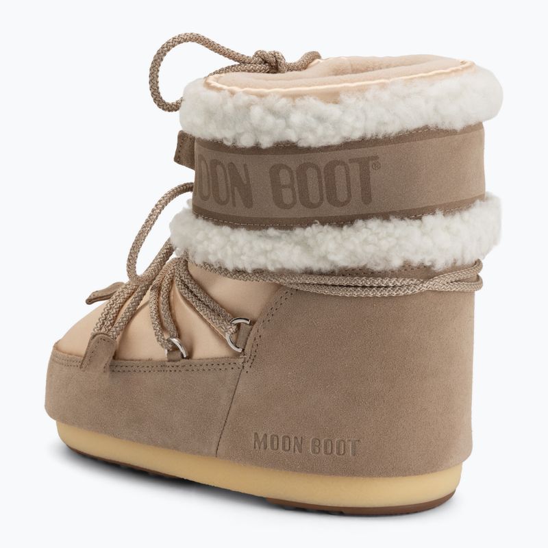 Women's snow boots Moon Boot Icon Low Pearly Plus pale peach/sand 3