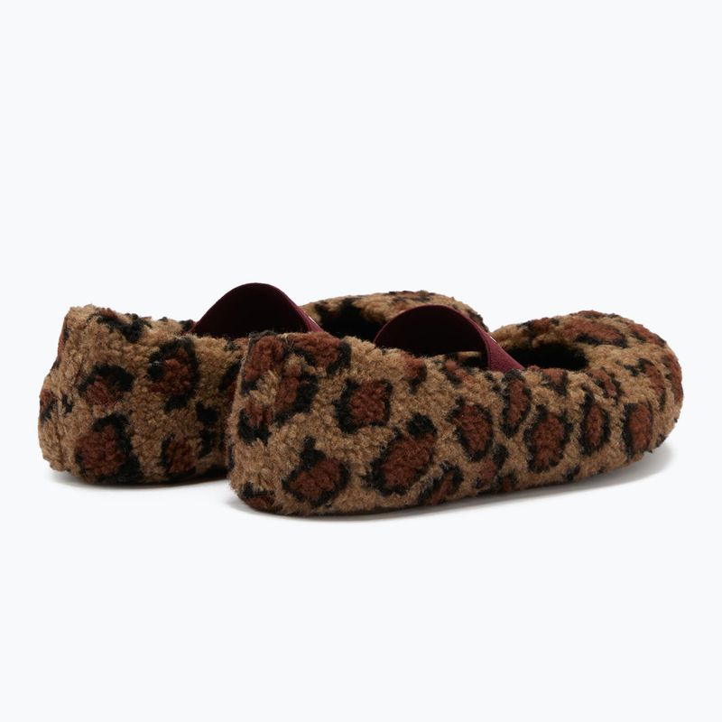 Women's slippers Moon Boot Fleece Ballerina Leopard cognac/cocoa 2