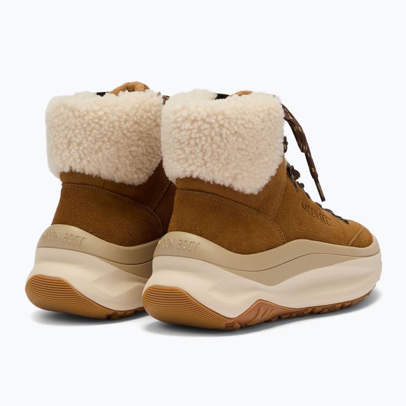 Women's shoes Moon Boot Moon247 City Shearling Mid cognac 2