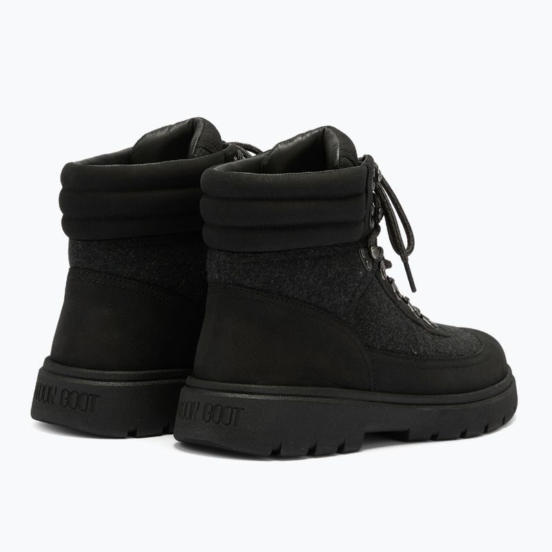 Men's snow boots Moon Boot Combat Boot Felt black 2