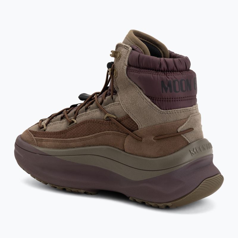 Women's shoes Moon Boot Moon247 Xlace Mid cargo green/berry brown 3