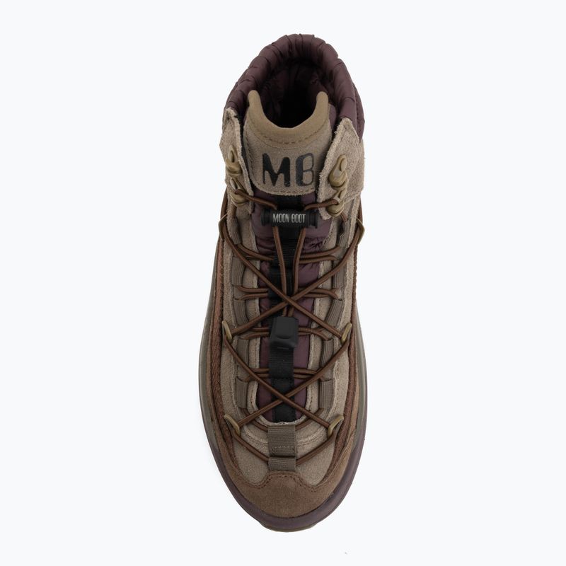 Women's shoes Moon Boot Moon247 Xlace Mid cargo green/berry brown 5