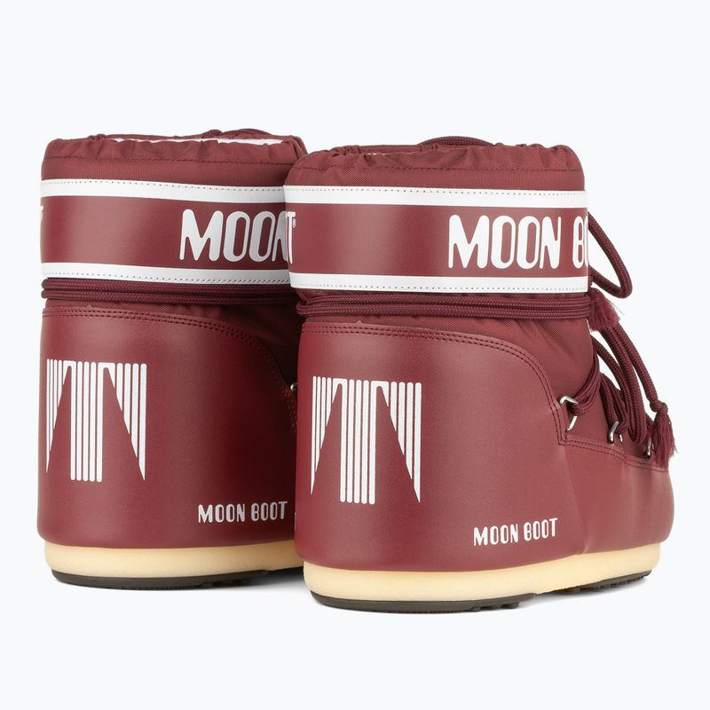 Women's snow boots Moon Boot Icon Low Nylon burgundy 2