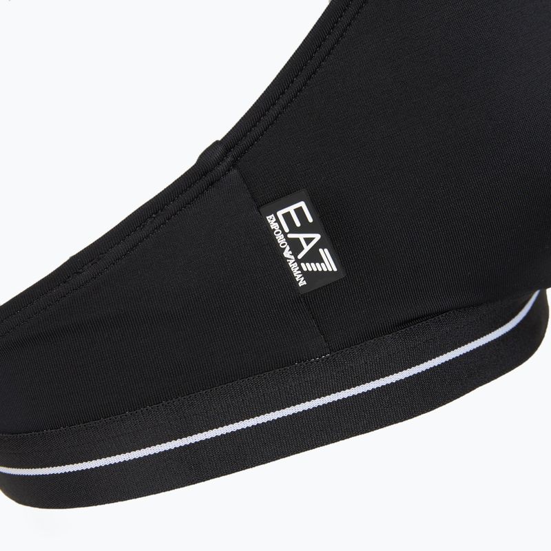 Women's two-piece swimsuit EA7 Emporio Armani Logo Tape Bikini Triangle black 5