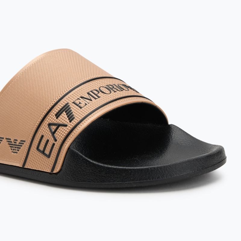EA7 Emporio ArmaniWater Sports Tape flip-flops black / gold 7