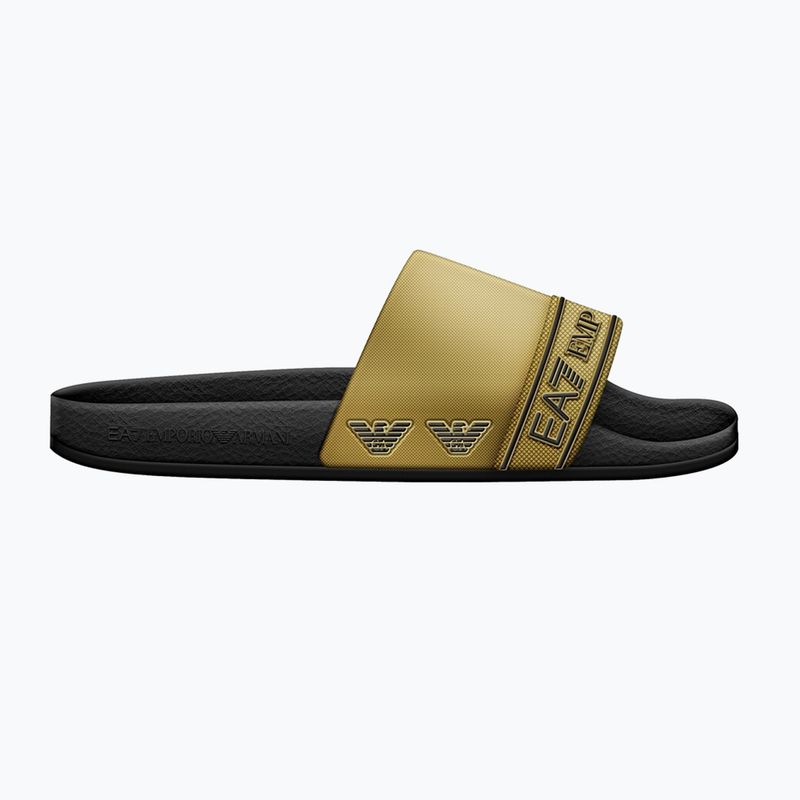 EA7 Emporio ArmaniWater Sports Tape flip-flops black / gold 8