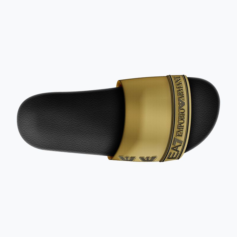 EA7 Emporio ArmaniWater Sports Tape flip-flops black / gold 9
